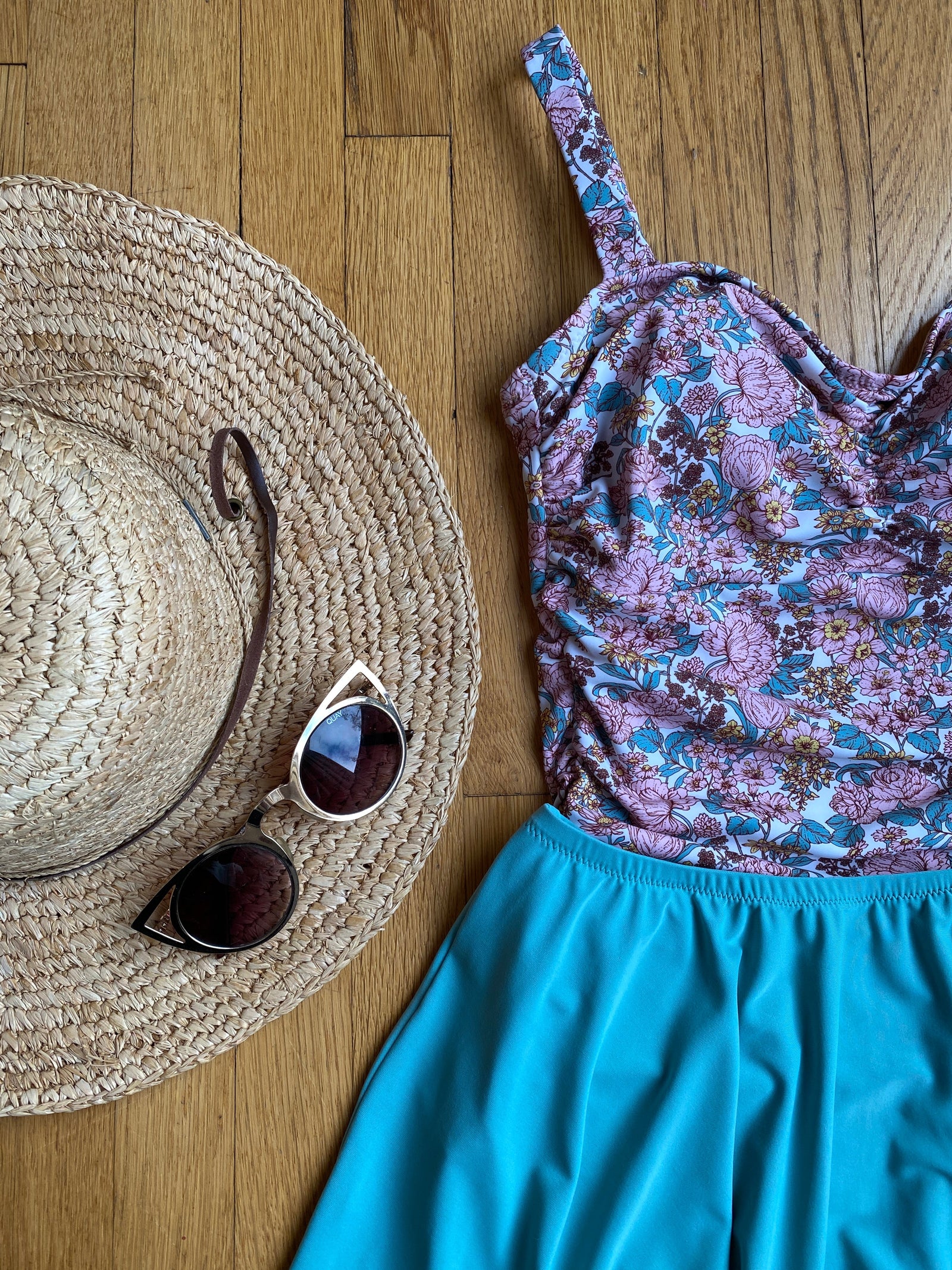 skirt in seafoam - sample