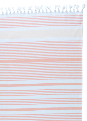 creamsicle stripe turkish towel