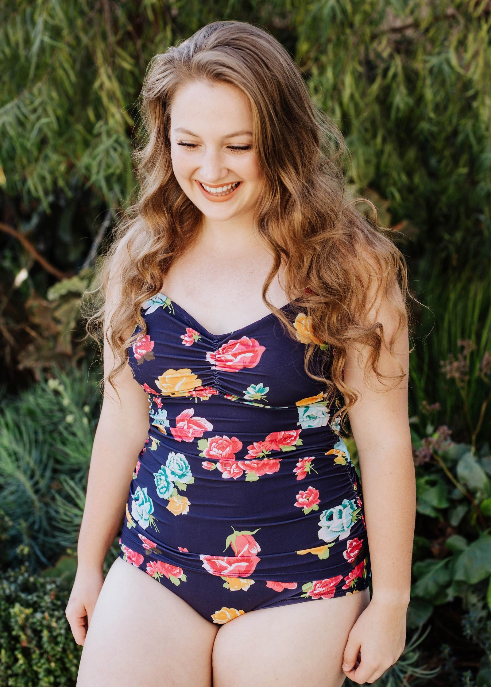 ann in vintage floral