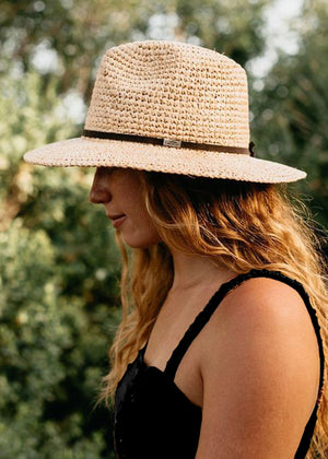 fedora straw hat